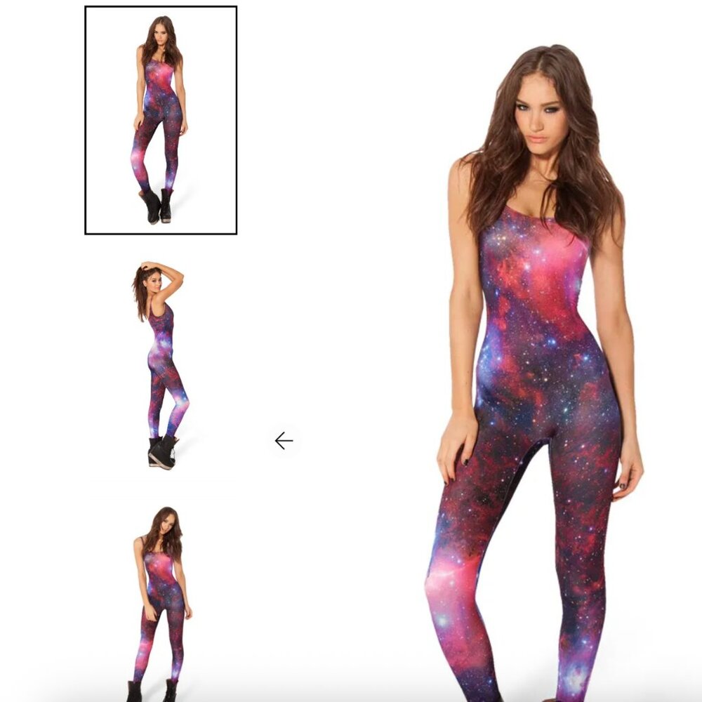 Galaxy Purple Catsuit 2.0 Blackmilk - Picture 5 of 5